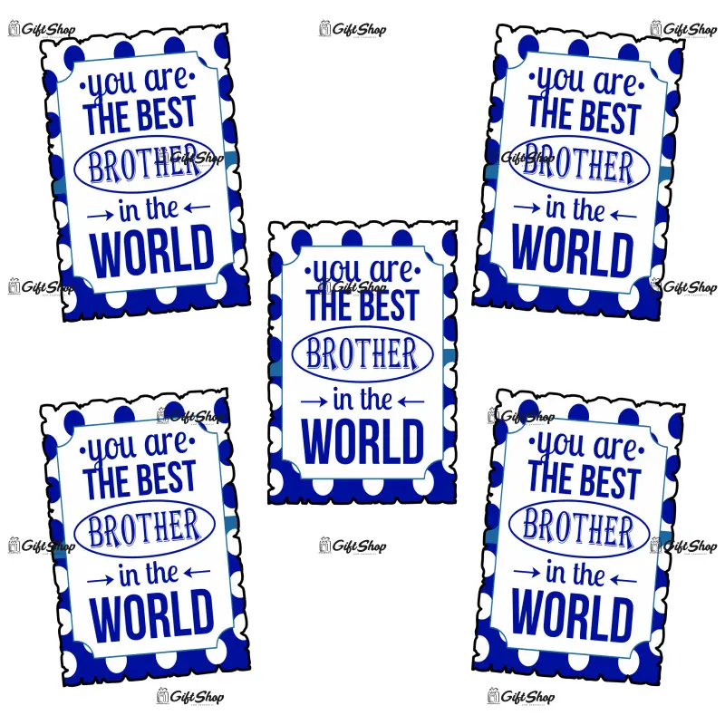 You are the best brother in the world, magnet frigider mgs089
